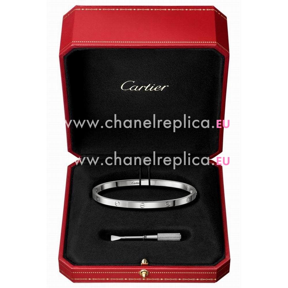 Cartier Love 18K White Gold Bracelet CR7081806