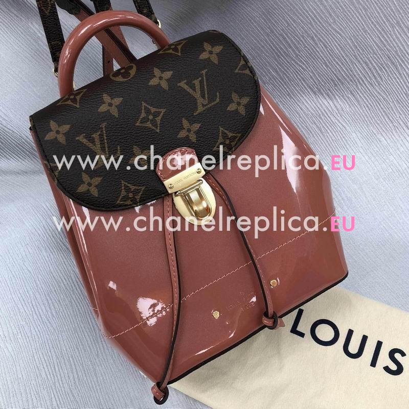 Louis Vuitton Vernis Leather Monogram Canvas Hot Springs Backpack M53545