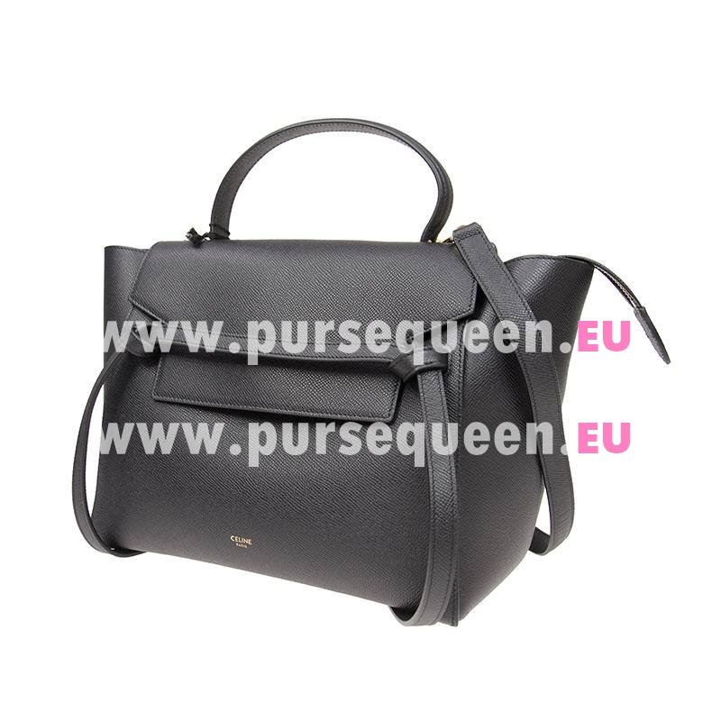 Celine Belt Calfskin Medium Size Bag In Black 189103ZVA38NO