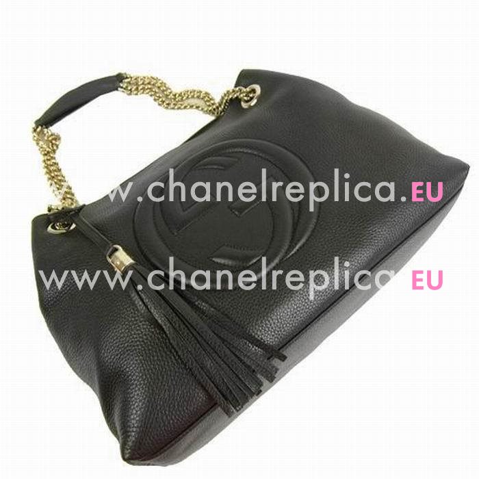 Gucci Soho GG Calfskin Bag Black G5229465