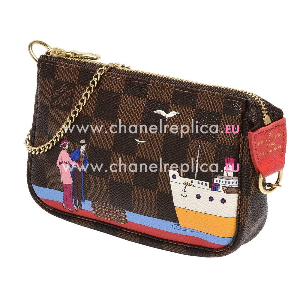 Louis Vuitton Damier Calfskin Mini Bag M41669