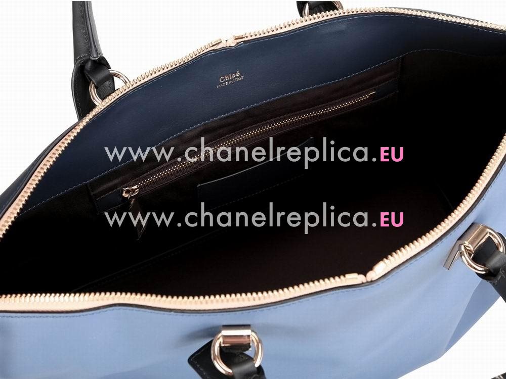 Chloe Baylee Calfskin Hand Bag In Blue C48983