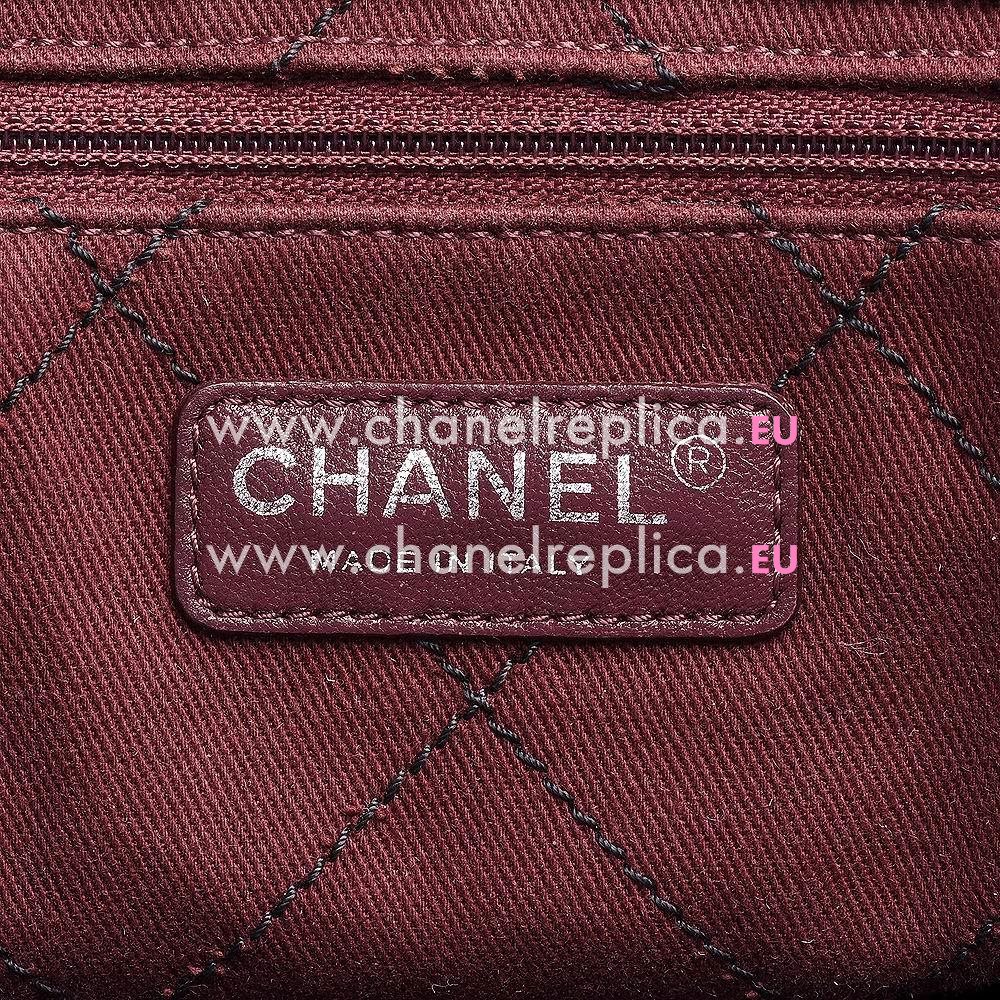 Chanel Classic Caviar Cowhide Bag Black/Red C6111704