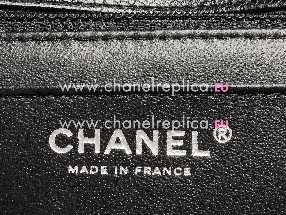 Chanel Mini Coco Caviar Flap Bag Black(Anti-Silver) A35201AS