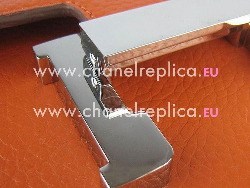 Hermes Constance Bag Micro Mini Orange(Silver) H1017ORS