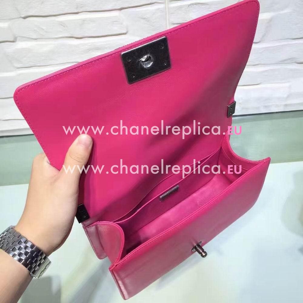 Chanel Boy Cuprum Hardware South Africa Python Skin Pink/Red C7032802