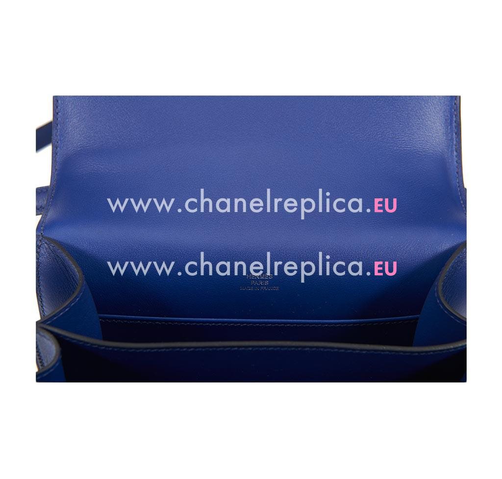 Hermès Constance 18cm Mini Brasil Graphite Blue Thalassa Bag H1018ZSD