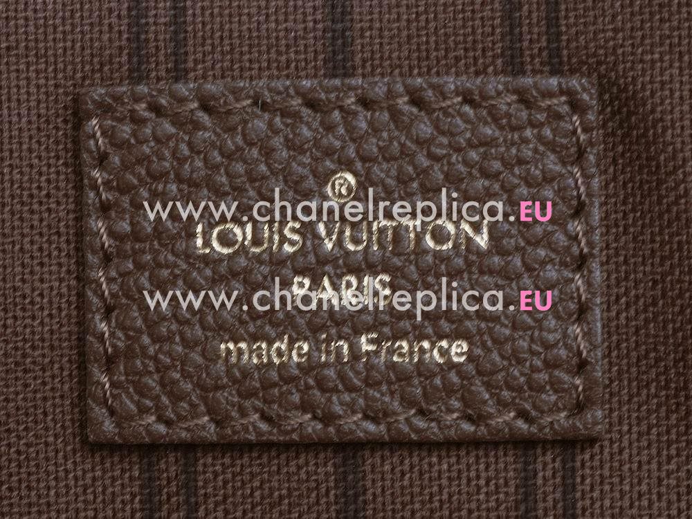 Louis Vuitton Monogram Empreinte Bastille MM Deep Coffee M41165