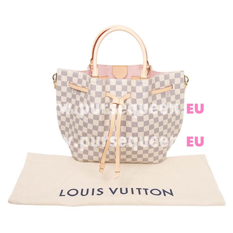 Louis Vuitton Damier Ebene Azur Canvas GIROLATA Handbag N41579