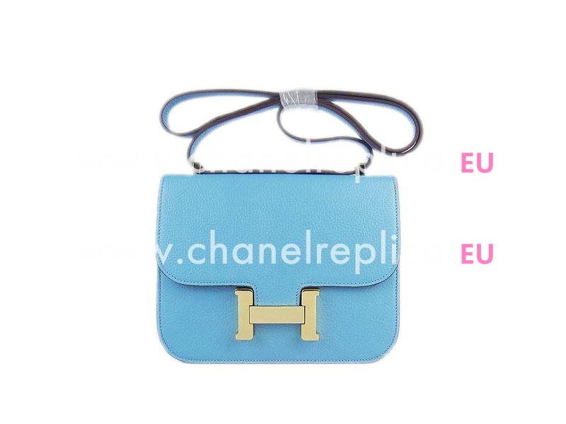 Hermes Constance Bag Micro Mini Light-Blue(Gold) H1017LBG