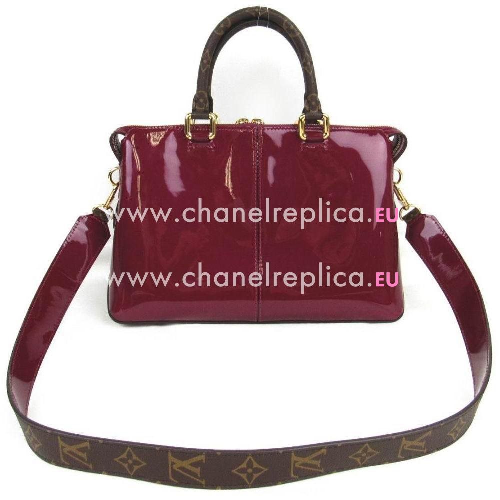 Louis Vuitton Embosses Logo Calfskin Tote Miroir Bag Magenta M54640