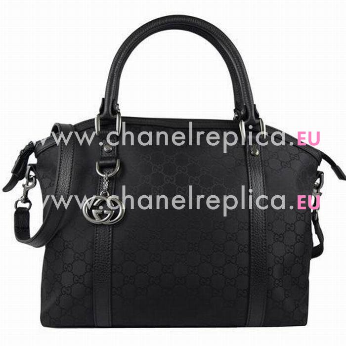 Gucci Classic GG Mark Calfskin Bag Black G5077645