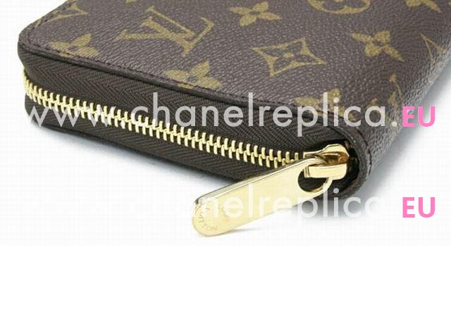 LOUIS VUITTON MONOGRAM Zippy Organizer M60002