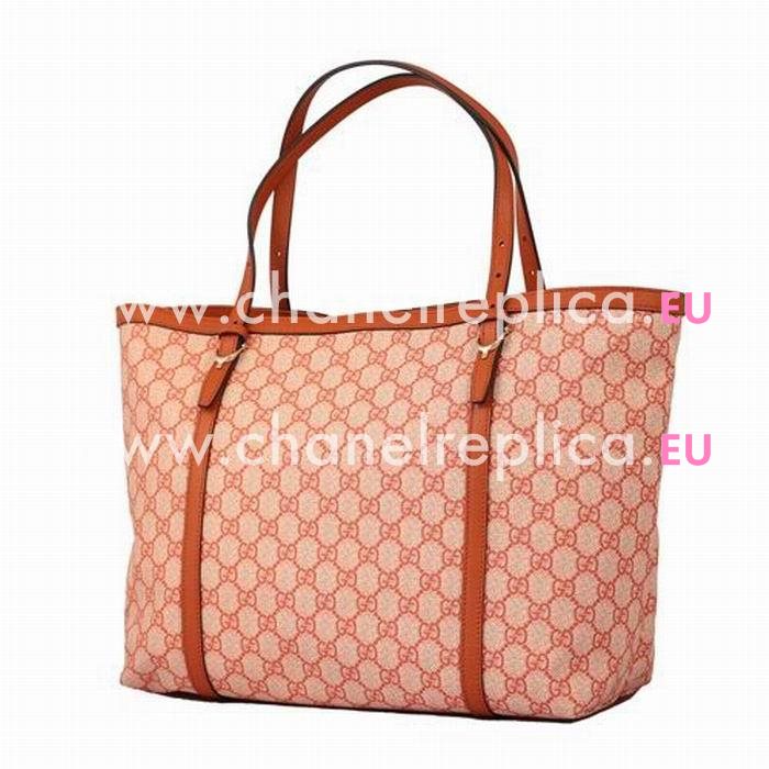 Gucci GG Plus Nice Calfskin Tote Bag In Orange G6111403
