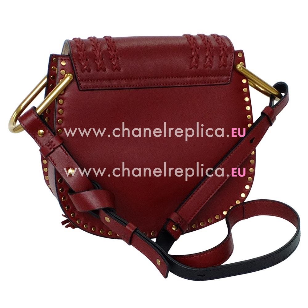 Chloe hudson Cowhide Shoulder Bag In Burgundy C678902