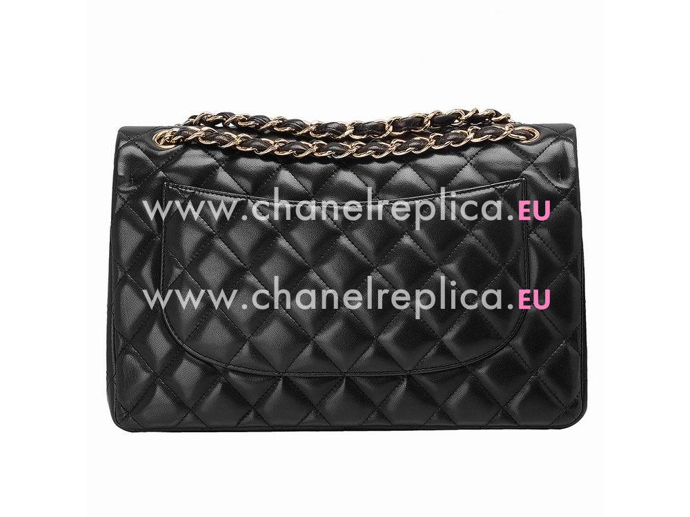 Chanel LambskinJumbo Double Flap Bag Black(Golden) A50995BL