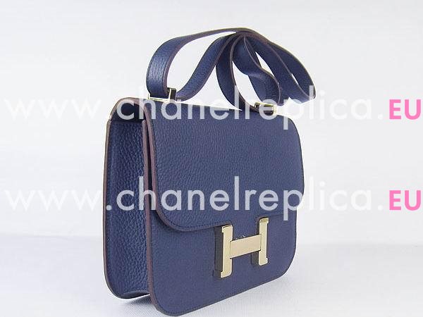 Hermes Constance Bag Micro Mini Deep Blue(Gold) H1017DBG