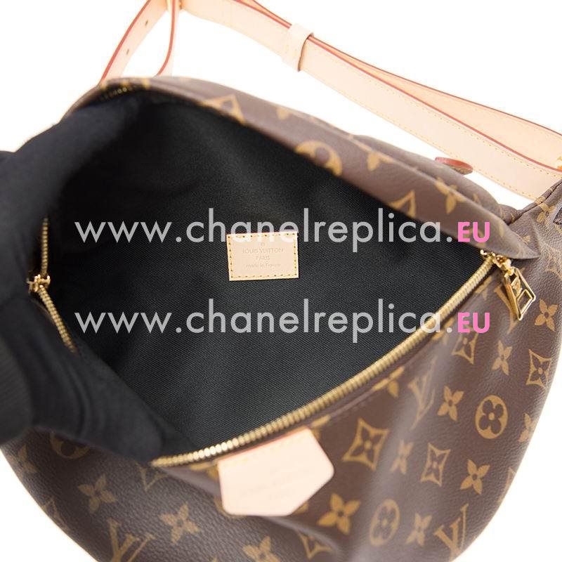 Louis Vuitton Monogram Canvas And Natural Cowhide Leather Bumbag M43644