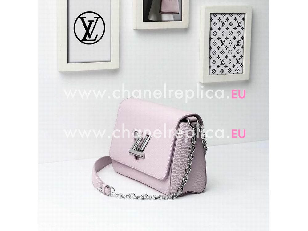 Louis Vuitton Epi Leahter Twist MM Pink M50380