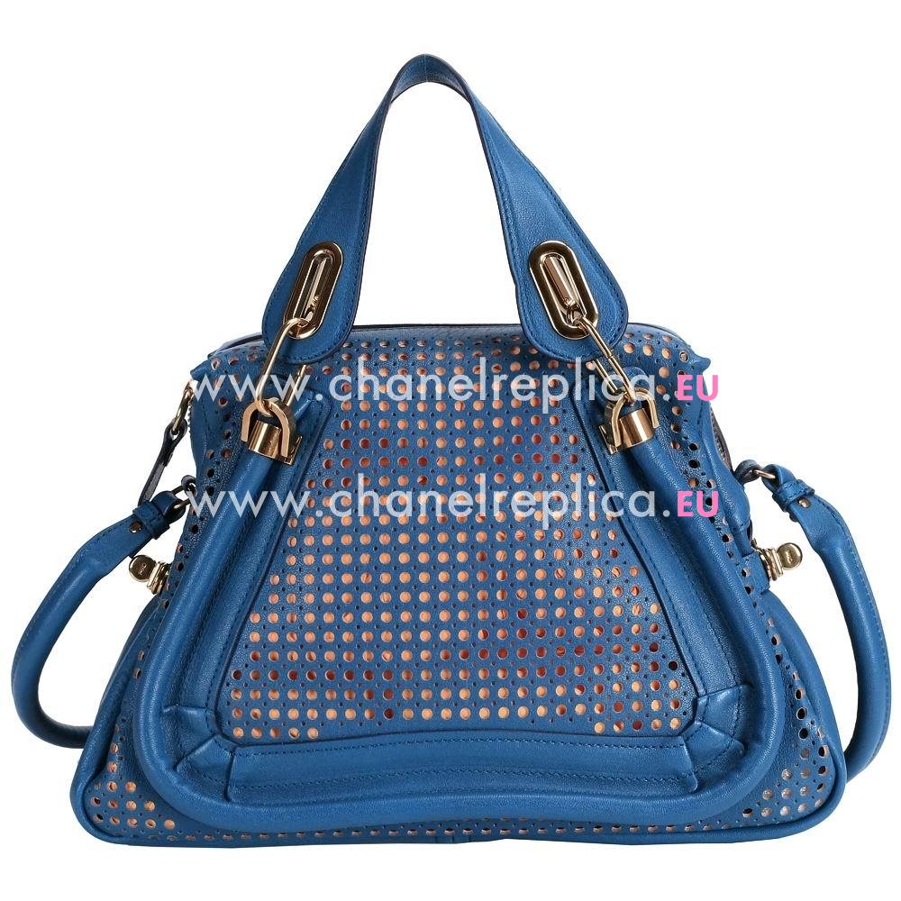 Chloe It Bag Party Calfskin Bag In Blue C5243775