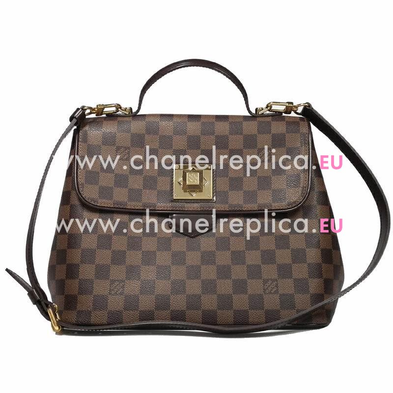 Louis Vuitton Damier Ebene Canvas Bergamo MM N41168