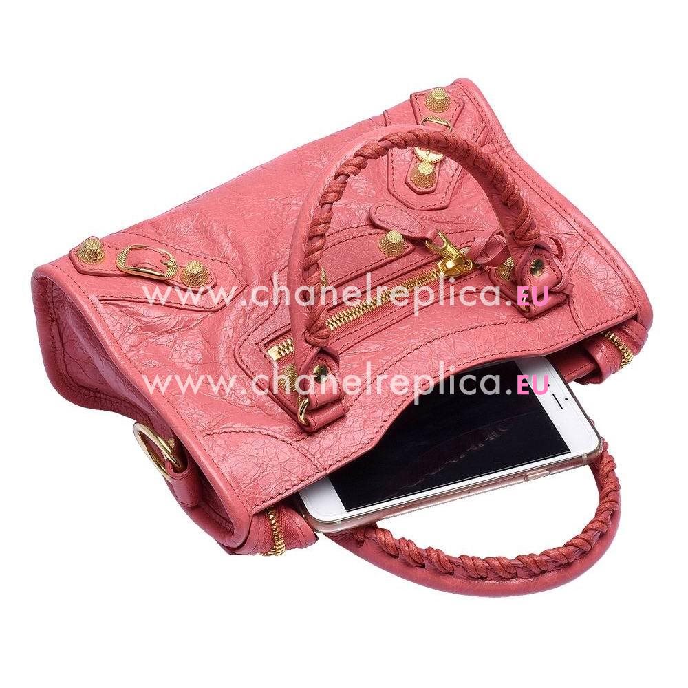 alenciage City Lambskin Gold hardware Classic Mini Bag Pink B2055048