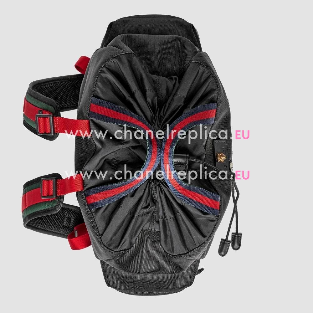 Gucci Embroidered drawstring backpack 450979 K1NDX 8662