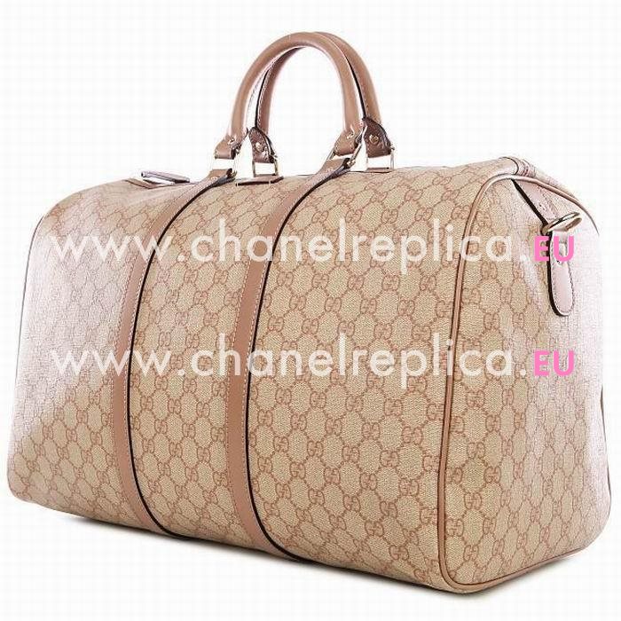 Gucci Vintage Web Calfskin Boston Bag In Pink G5368123