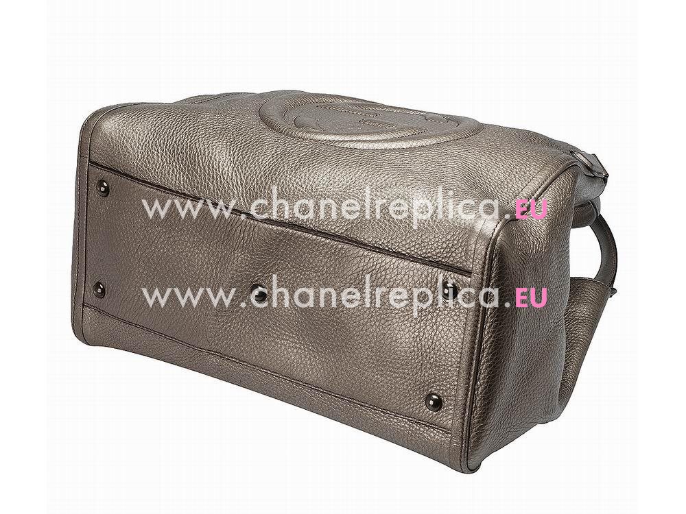 Gucci Soho GG Calfskin Bag Champagne Golden G336751