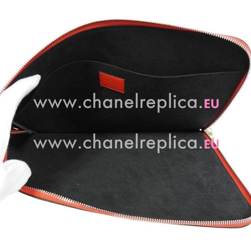 Louis Vuitton X Supreme EPI Leather Pochette Jour GM Clutch Bag M67722