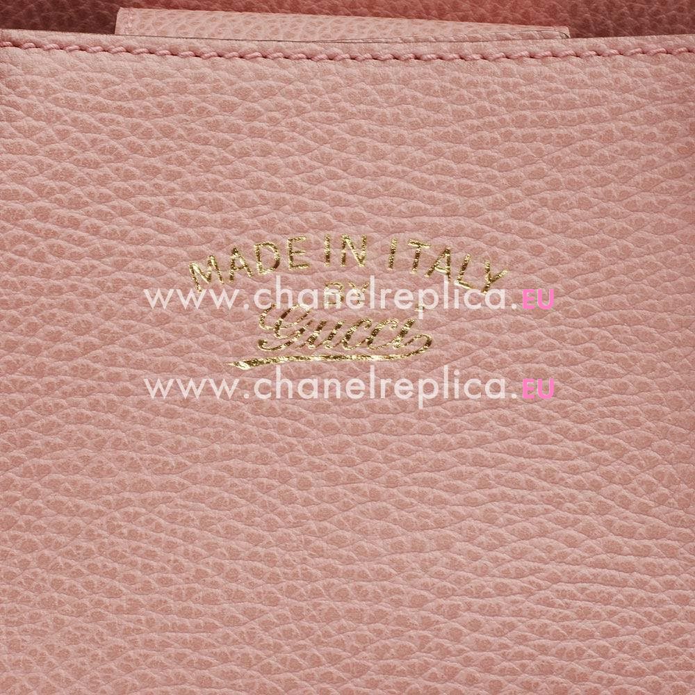 Gucci Swing Caviar Calfskin Leather Bag In Leather Pink G5451492