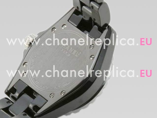 CHANEL J12 Black Dial Ceramic Quartz Watch In 33MM H1625