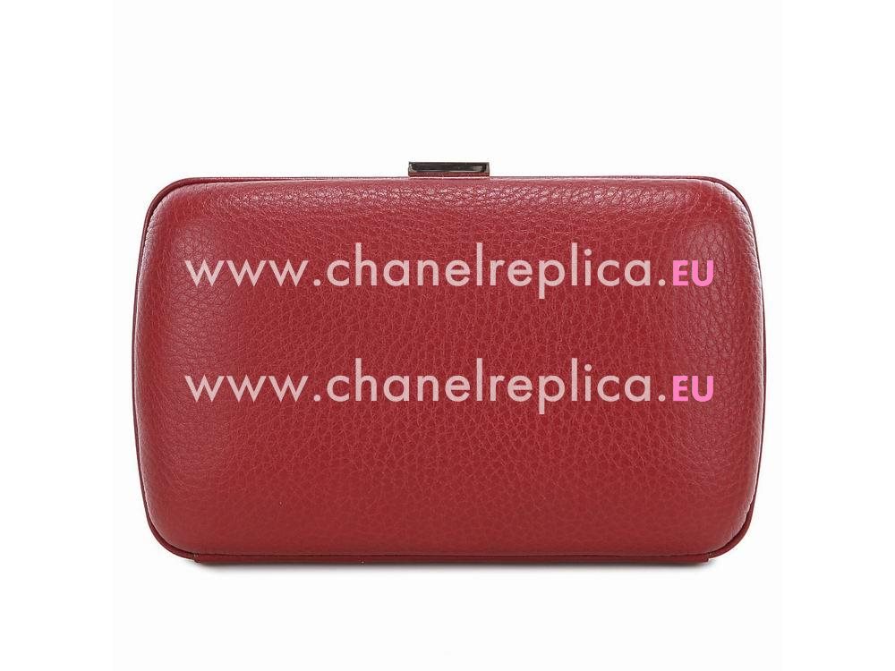 Gucci Soho Disco Calfskin Bag In Red G323191