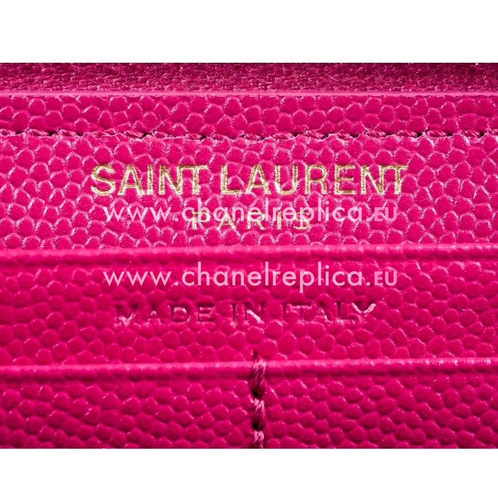 YSL Saint Laurent Caviar Calfskin Wallets In Pink YSL5350299