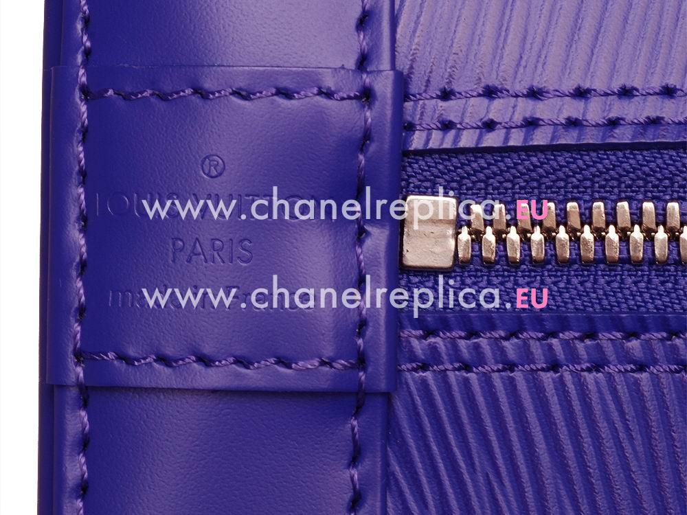 Louis Vuitton Epi Leather ALMA Bag In Purple PM M4060G