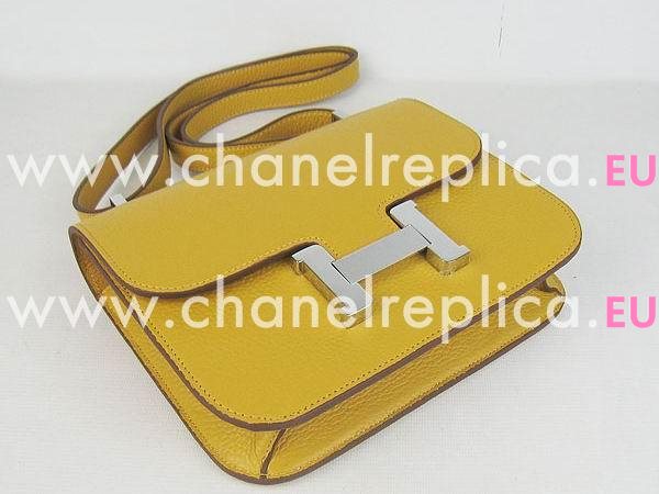 Hermes Constance Bag Micro Mini In Yellow(Silver) H1017YS