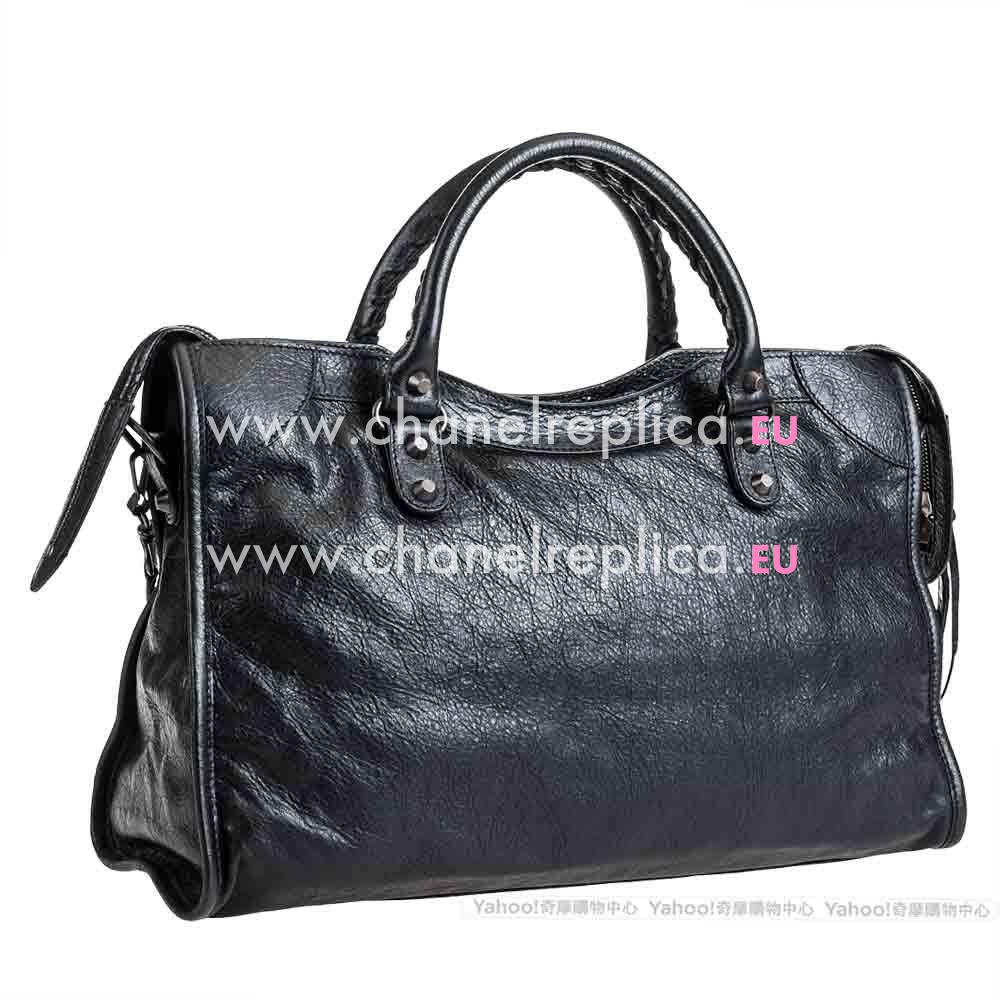 Balenciage City Lambskin Classic Bag Black B5598294