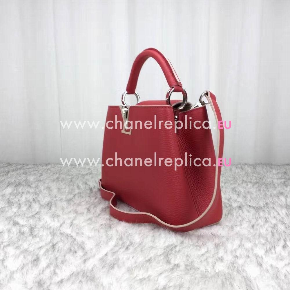 Louis Vuitton Capucines BB Taurillon Leather Bag In Rubis M94754