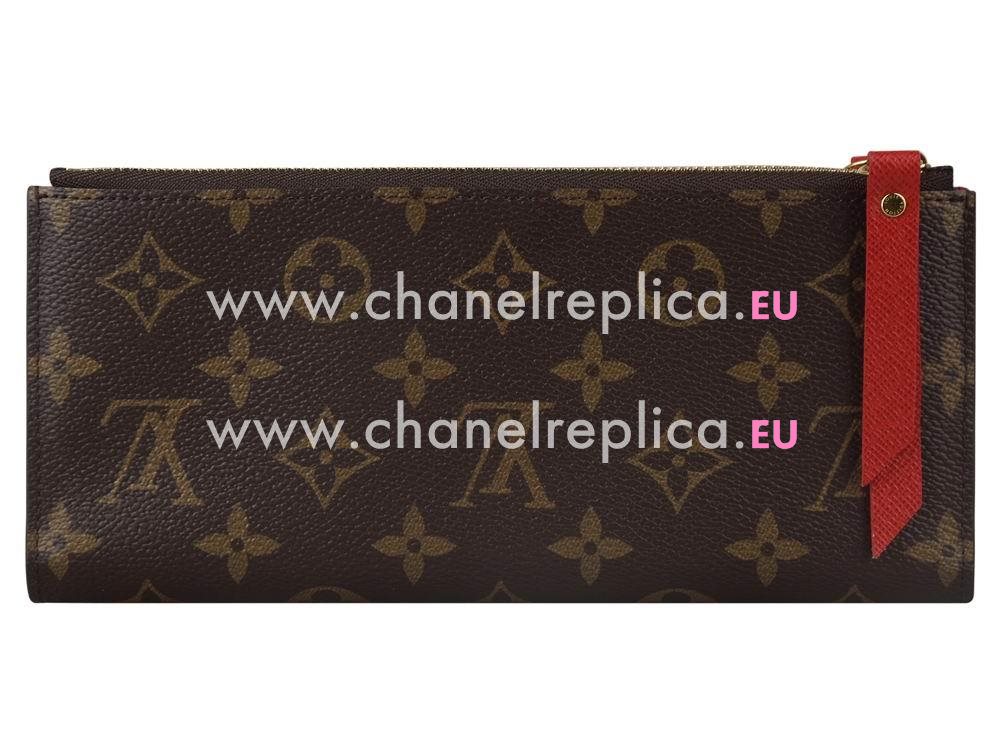 Louis Vuitton Monogram Canvas ADELE Wallet M61287