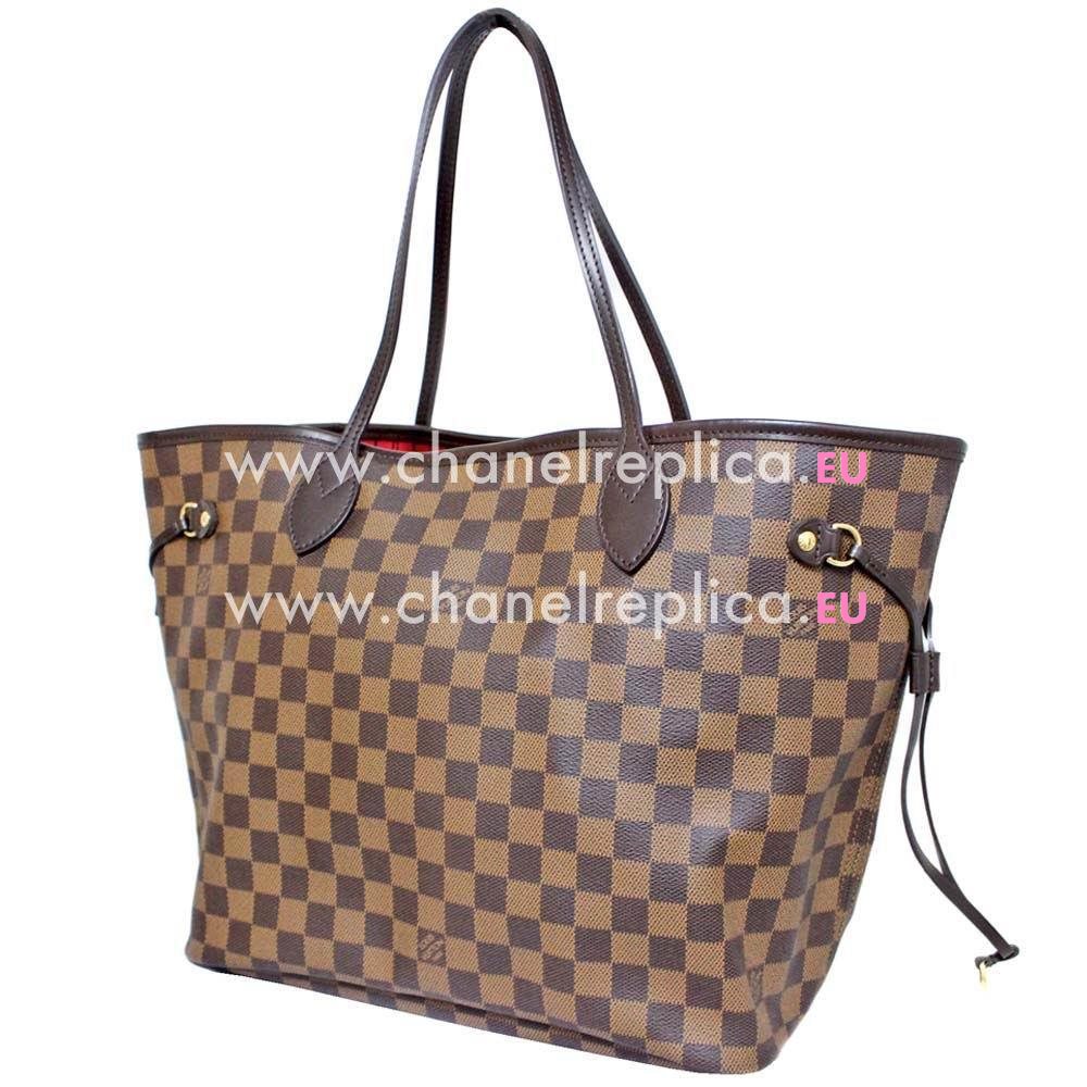 Louis Vuitton Damier Ebene Canvas Neverfull MM N51105