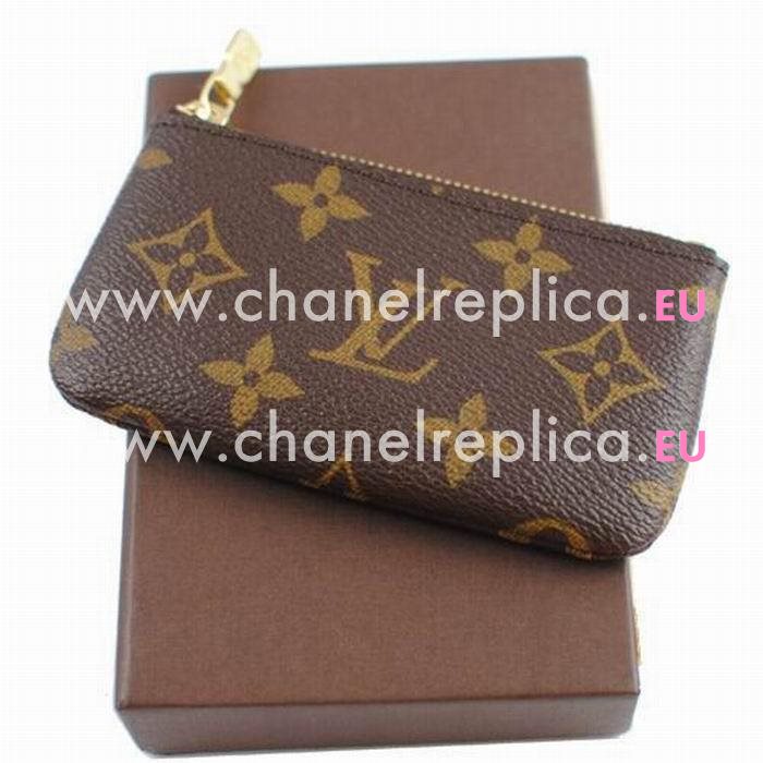 Louis Vuitton Classic Monogram Vernis Leather Zipper Change Purse M62650