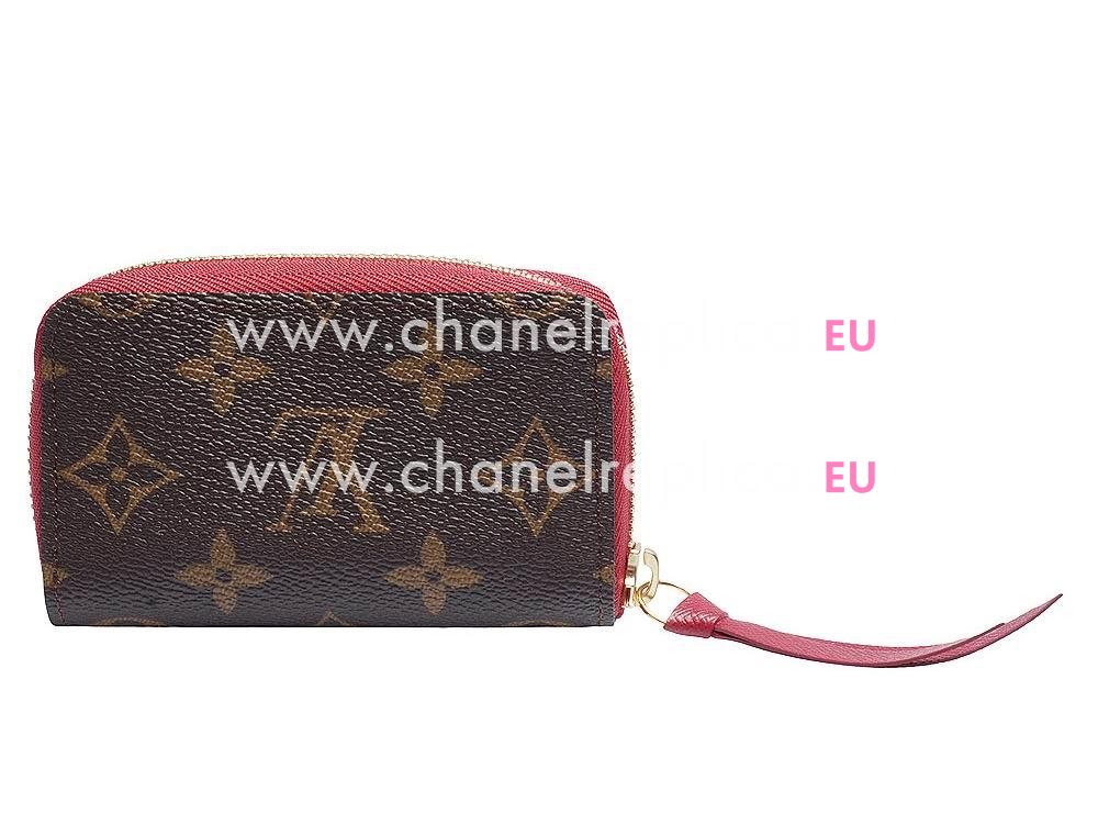 Louis Vuitton Monogram Canvas Zippy Multicartes Fuchsia M61299