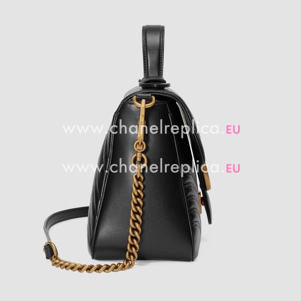 Gucci GG Marmont small top handle bag 498110 DTDIT 1000