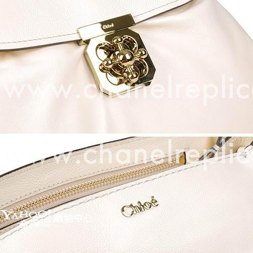 Chloe Elsie Buffalo hide Bag In Cream C4675852