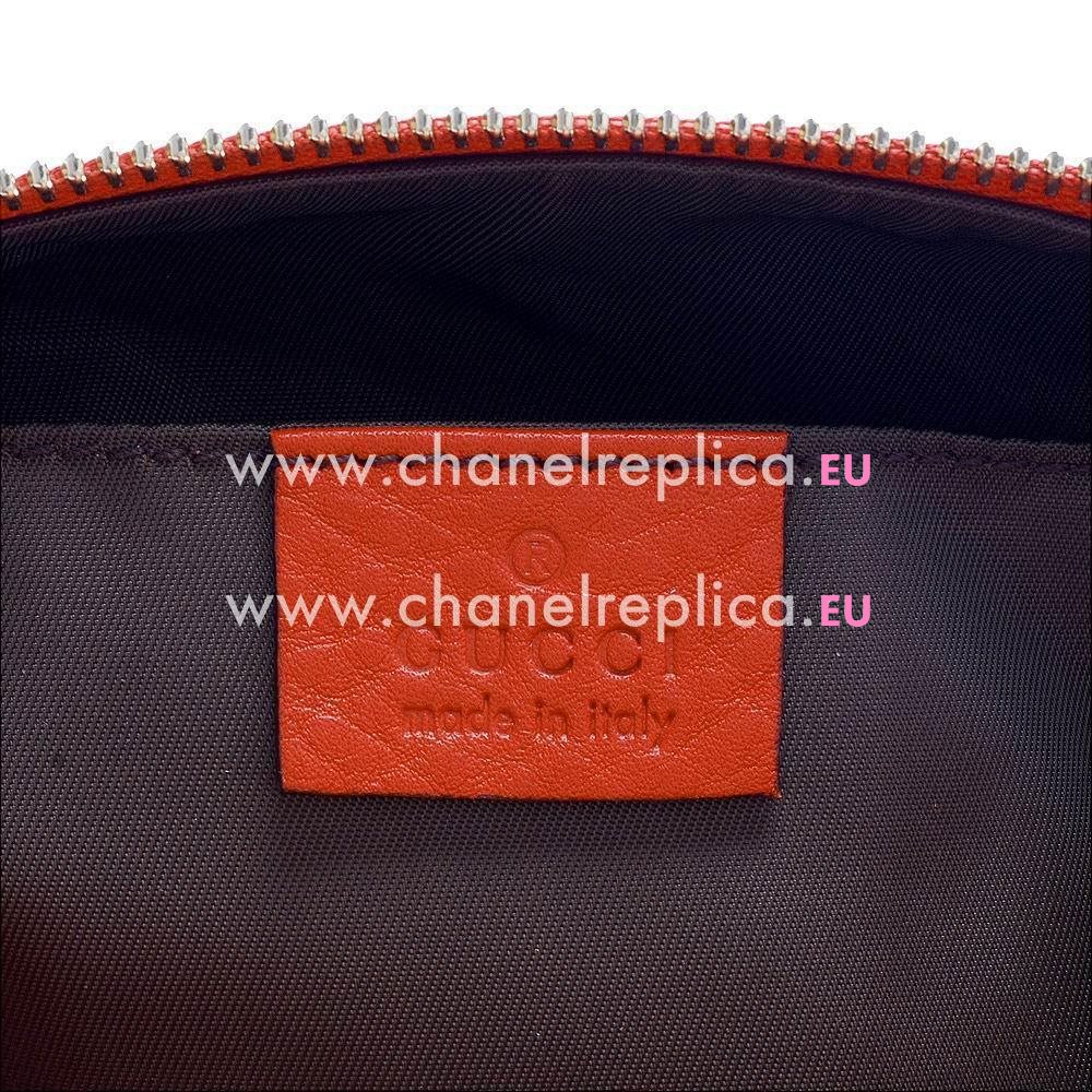 Gucci SOHO GG Calfskin Leather Bag In Orange G554912