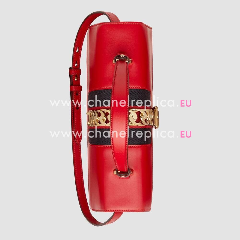 Gucci Sylvie leather top handle bag 431665 CVL1G 6473