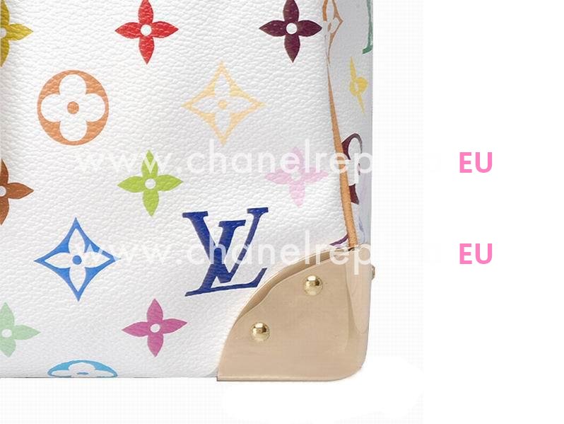 Louis Vuitton Monogram Multicolore Canvas SPEEDY 30 White M92643