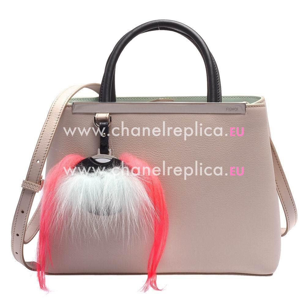 Fendi Petite 2 Jours Calfskin Handle/Shoulder Bag Pink F6120714