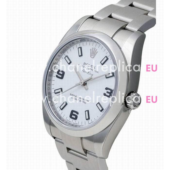 Rolex Air-King Automatic 34mm White Stainless Steel Watch R114200-3