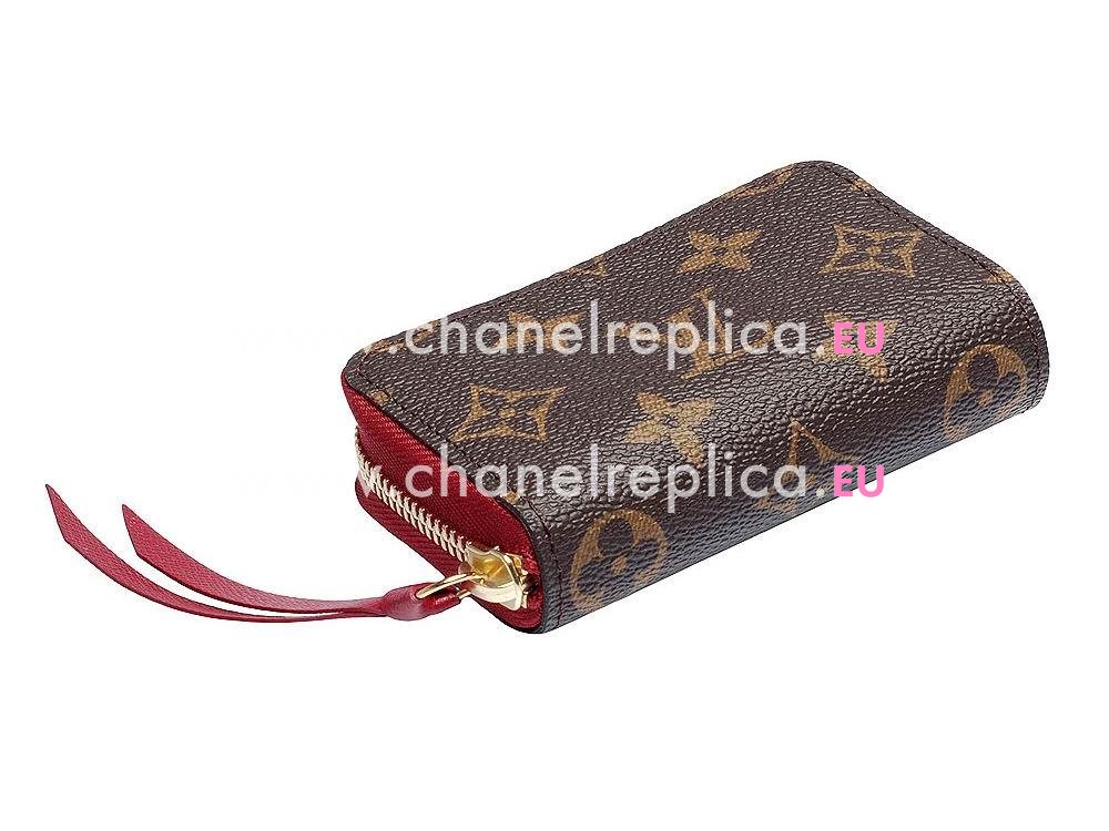 Louis Vuitton Monogram Canvas Zippy Multicartes Fuchsia M61299